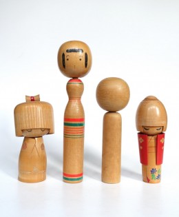 Japan Kokeshi Doll Group (03)