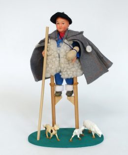 France Landes Sheep Shepherd