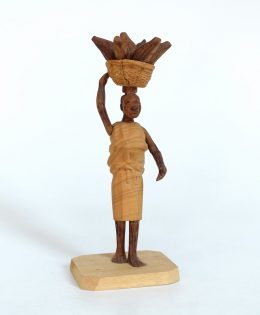 Nigeria Ibadan Yoruba Woman Carrying Yams