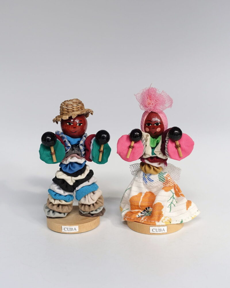 Cuba Dolls with Maracas - National Costume Doll Collection